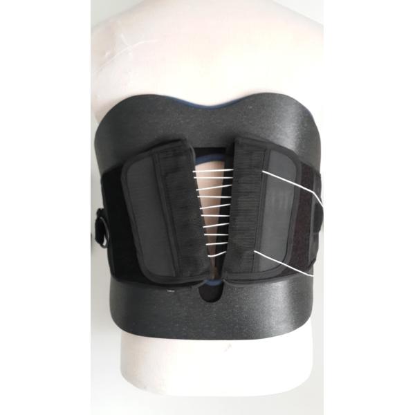Quality Breathable Chairback Lumbar Back Brace with Dual Pull Pulley system wholesale