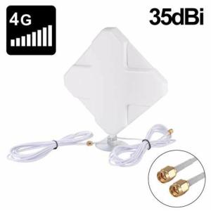 4g 35Dbi Long Range Signal Booster LTE Router Antenna With Dual Interface