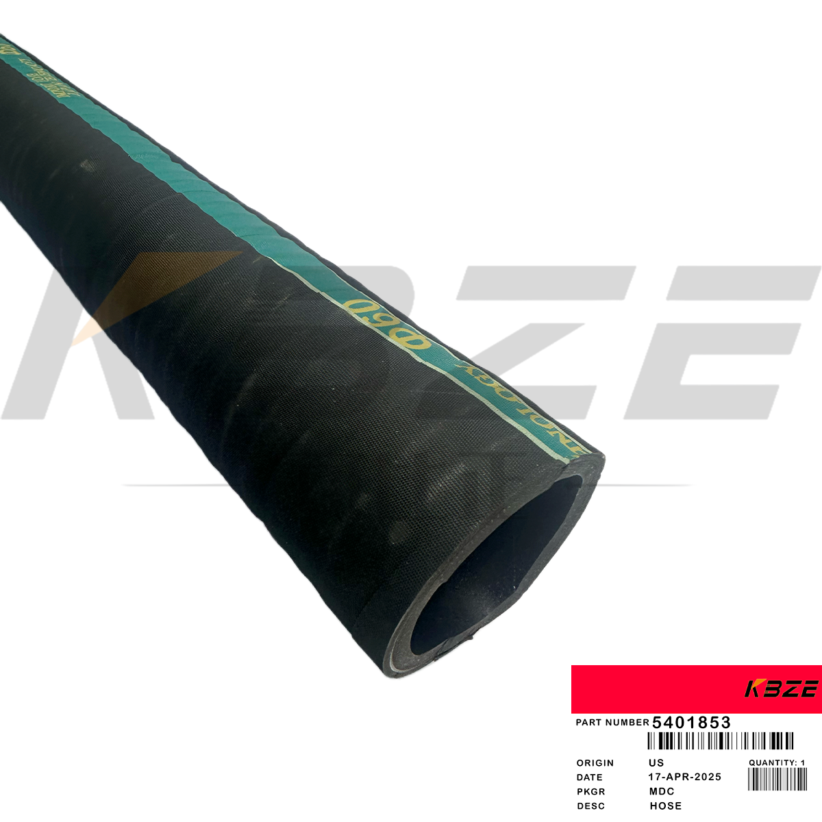 KBZE 5401853 CUMMINS 3.3 ISB QSB OIL COOLER CORE HOSE FOR EXCAVATOR