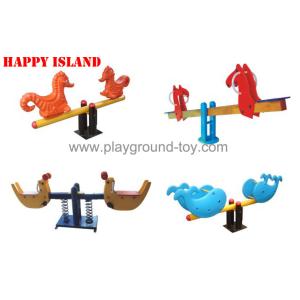 LLDPE Seesaw Playground Equipment , Playground Equipment Seesaw For Kids