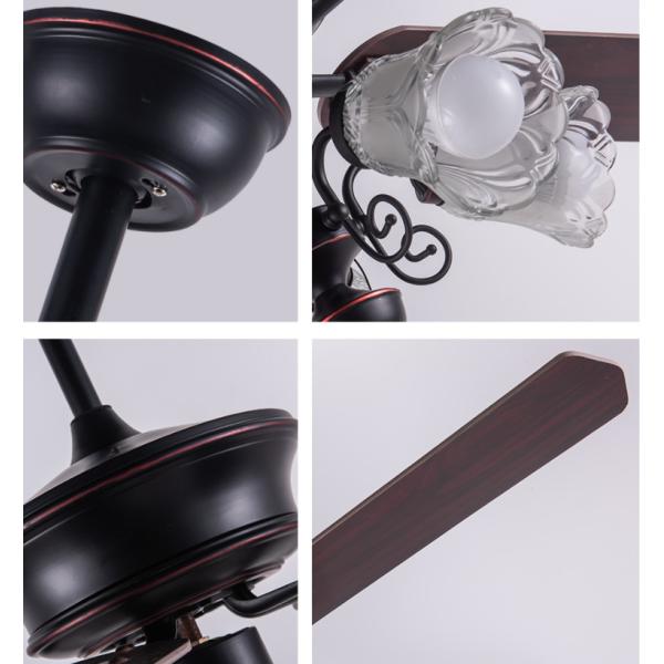 Classic 52In American Ceiling Fan Plywood Blades With Remote Control