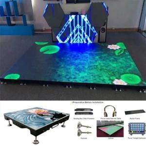 China 3840hz/s Refresh Rate and RGB 3IN1 Control for Sparkling Light Dance Floor on sale