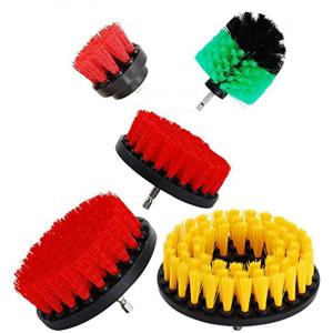 5pcs Drill Powered Cleaning Brush Compatible With Cleaning Pool Tile