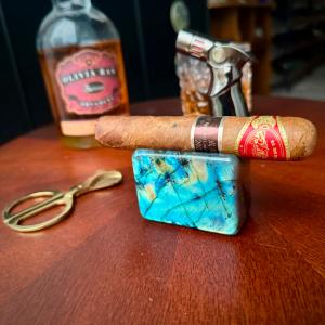 Blue Emerald Marble Cigar Rest Natural With Luxury Design Scratchproof