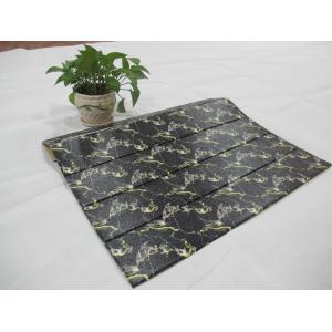 China 700*700mm 6.5mm Thick Pe Foam 3d Wall Panel Marble Design on sale