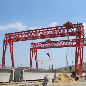 Bridge Erecting Launching Crane , 200T Double Girder Gantry Crane