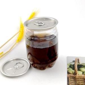 250ml Juice Bottle Easy Open Can With Aluminum SOT Lid