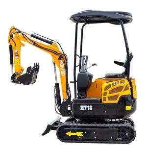 180mm Track Width HT13 Hightop Mini Excavator 795mm Tail Turning Radius