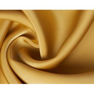 Black White Yellow Soft Satin Fabric Polyester Double Sided Satin Twill Fabric