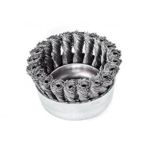 Angle Grinder Nylon Brush , Twist Knot Wire Cup Brush With 5/8" - 11 Nut