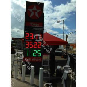 Waterproof 12 inch Led Gas Station Signs With RF Remote Control for Outdoor