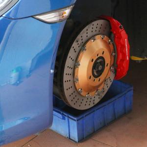 Porsche Car Brake Calipers Upgrades To GT6 6 POT Red Caliper Improve Stopping