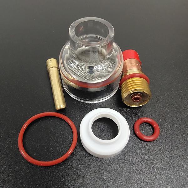 Tig Accessories WP-17 18 26 Champagne Nozzle Large Kit with Adapter 2.4mm