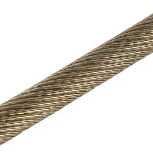 8xK31WS-EPIWRC Galvanized Wire Rope with 1960 Breaking Force and 657.6kN Load