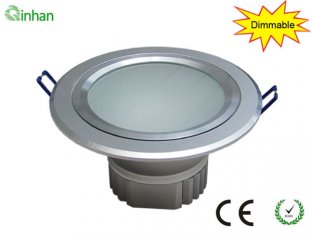 4" Warm white 560Lm / 7W / 180 degree dimmable LED downlights for supermarket,