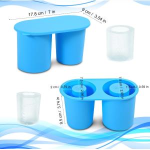 Exclusive Patent Reusable Silicone Ice Hollow Cylinder Tray Mold for Stanli Beer