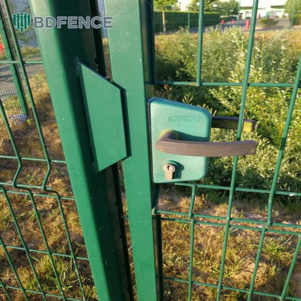 High Security Prism 3d Fence Panels Pvc Coated Metal Wall Fencing Panel Trellis