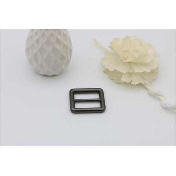 Handbag accessories 1 inch gunmetal color metal adjustable slide buckles for leather straps