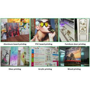 CMYK Color UV Flatbed Printer Rotary Flatbed LED UV Printer