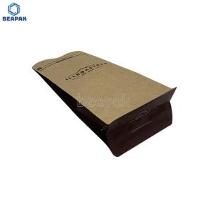 Coffee Doypack Resealable k Kraft Paper Pouch