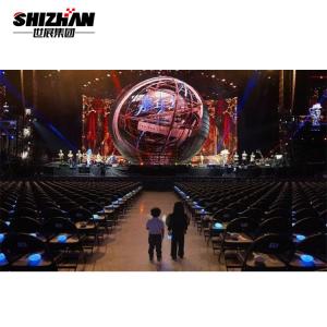 Heavy Duty Customized Concert Truss System LED Ball Curved Lighting Truss
