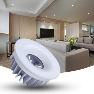 Warm White Dimmable COB LED Downlight Durable Recessed 9W IP54