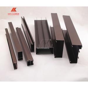 6063 T5 Structural Sliding Door Aluminum Window Extrusion Profiles Anodized