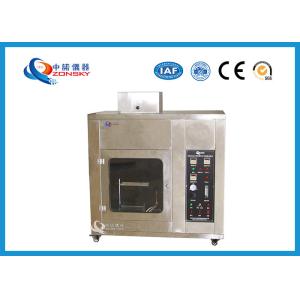 UL 94 Flammability Testing Equipment , Foam Plastics Horizontal Combustion