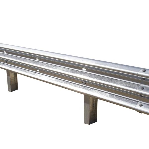 Highway Guardrail on Road Galvanized AASHTO M-180 Steel W Beam for Roads and