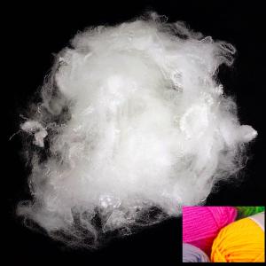 1.5D 38MM PSF Polyester Staple Fiber For Clothing Winning