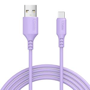 1m/2m Silicone Data Cable For Fast Data Transfer And 3A Charging 480Mbps USB2.0