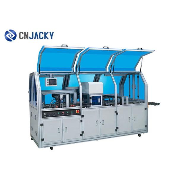 Servo System Full Auto PVC Card Punching Machine Large Format 3 x 8 / 5 x 5 / 4