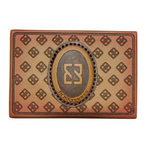 Logo embossed up Jeans Black Patch Custom Embossed Leather Patches