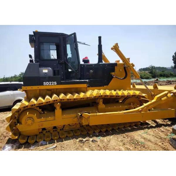 Construction Crawler Bulldozer , 220HP Coal Bulldozing Machines Shantui Dozer Sd22