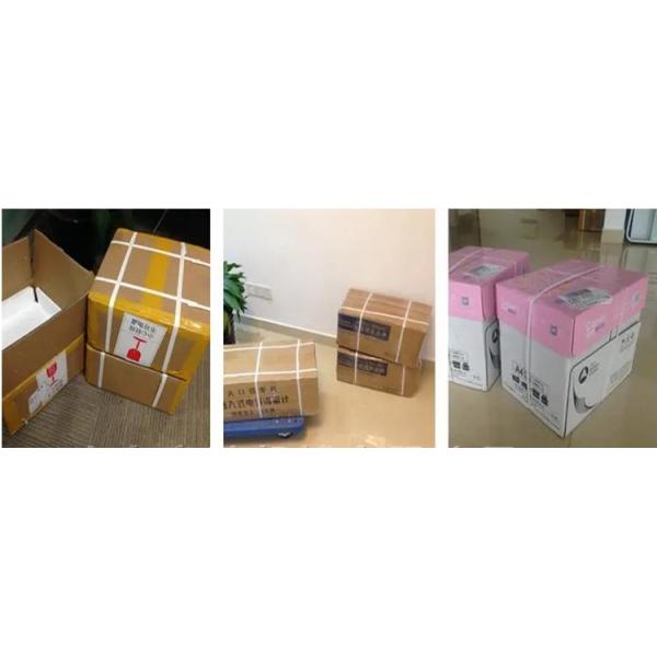 High Semi Automatic Box Packing Strapping Machine H Carton Strap