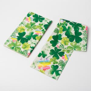 Partysprite Clover Design Biodegradable Paper Napkin Holiday Theme Party