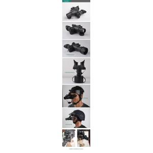 1X 4X Long Distance Helmet Mounted Night Vision Goggle Camera