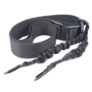 Camo Elastic Double Point Gun Sling Strap for Military Paintball Airsoft Hunting