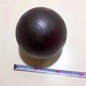 Dull black painted wooden sphere - IEC60335-2-23 Diameter Of 200mm