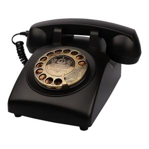 Black Corded Landline Phone Vintage Wall Phone With Recording Function