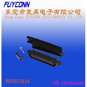 Cheap Centronic 90 Degree 50 Pin RJ21 Male Champ IDC TYCO connector with Plastic Cover for sale