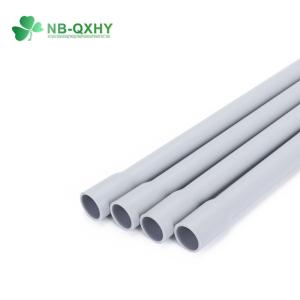 Grey 20mm 25mm Custom Sch80 Sch40 PVC Rigid Pipe Bend Adapters for Electrical