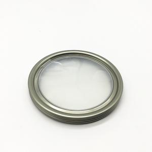 Various Size Color Tin Can Covers Embossed Printing Thin Wall High Strength