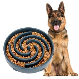 Slow Feeder Dog Bowls For Large Dogs Anti-Chocking Slower Feeder Dog Puzzle Bowl