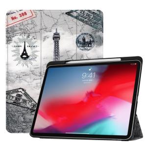 iPad Pro 11 Smart Case with Pencil Holder Leahter iPad Pro 11 2018 Cover