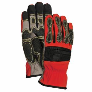 Synthetic Leather Palm Rescue Extrication Gloves Impact Resistance With Gel