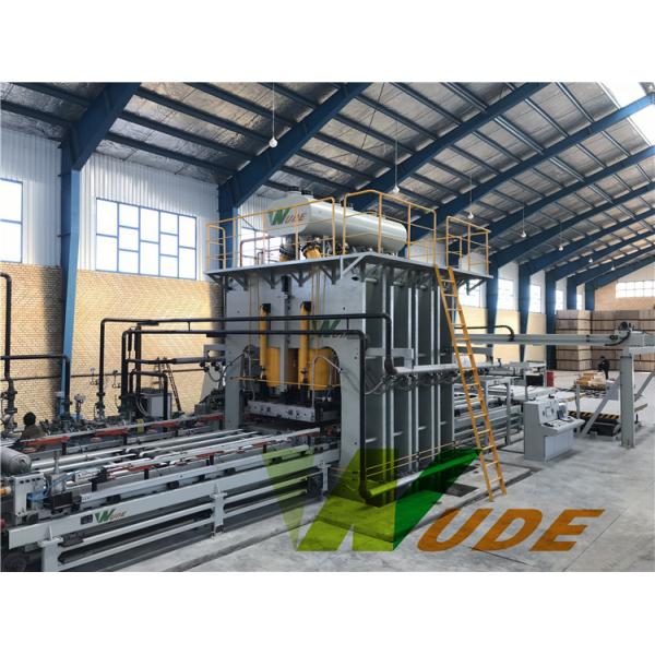 Quality Particle Board Double Side Synchronous Laminating Line Embossed Pattern 100 sheets/h wholesale