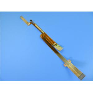 Double Sided Flexible PCB On Polyimide with Immersion Gold and 0.15mm Thick for