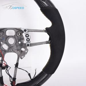 Customization Alcantara Porsche Carbon Fiber Steering Wheel Plain Weave