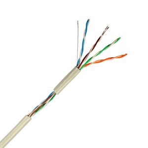 Drain Wire 1/0.5bc PVC Cover Material Cat5e 4 Pair Lan Cable for Speed Data
